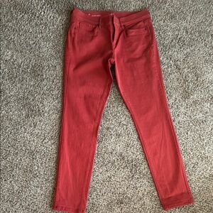 Women's dark orange Jeans